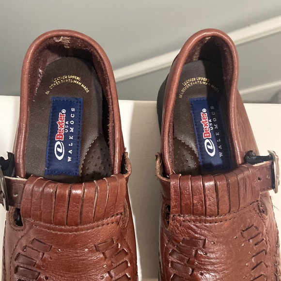 Dexter USA walkmocs mules NWOT these are great leather shoes size 6 Grandmacore - Picture 4 of 17